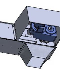 Cover/Gear Motor K100/K100K60 galv. M&M
